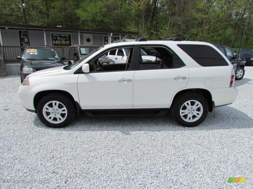 2004 MDX Touring - Aspen White Pearl / Saddle photo #9