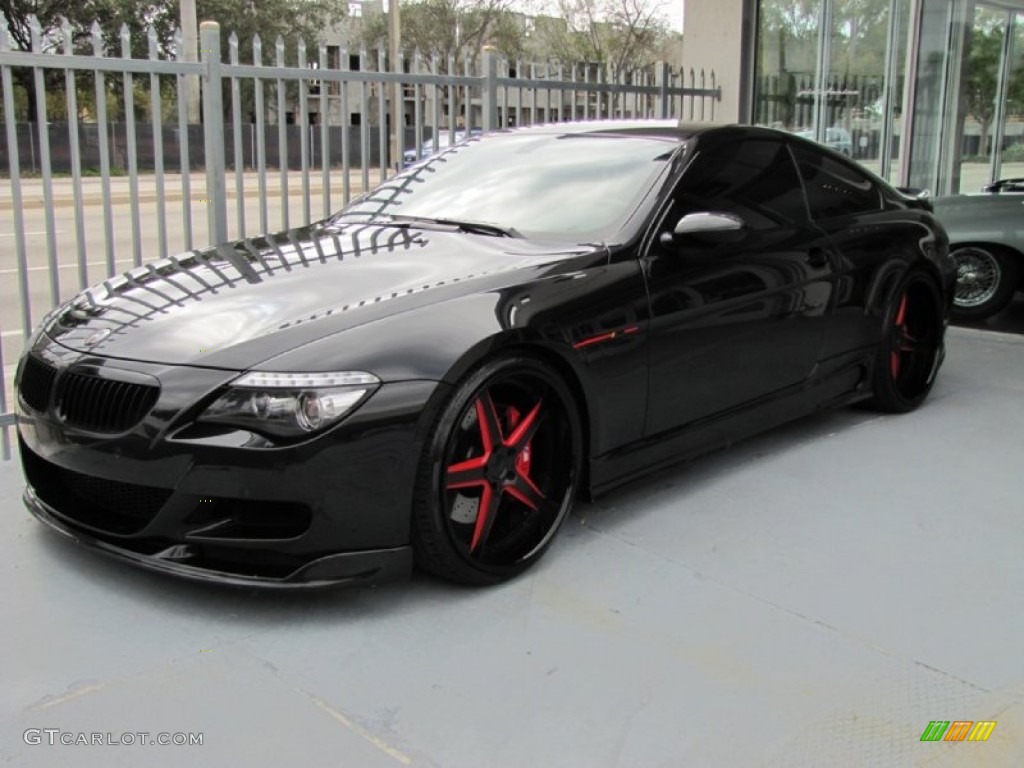 2008 M6 AC Schnitzer Coupe - Black Sapphire Metallic / Black photo #3