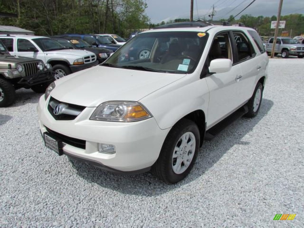 2004 MDX Touring - Aspen White Pearl / Saddle photo #11