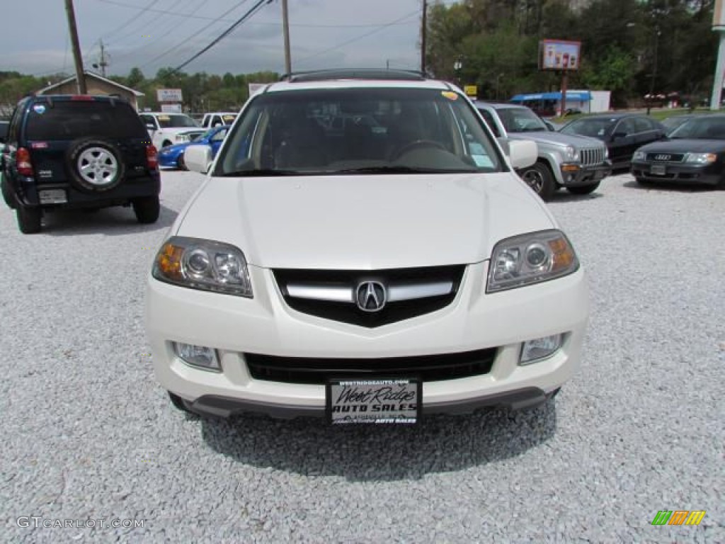 2004 MDX Touring - Aspen White Pearl / Saddle photo #12