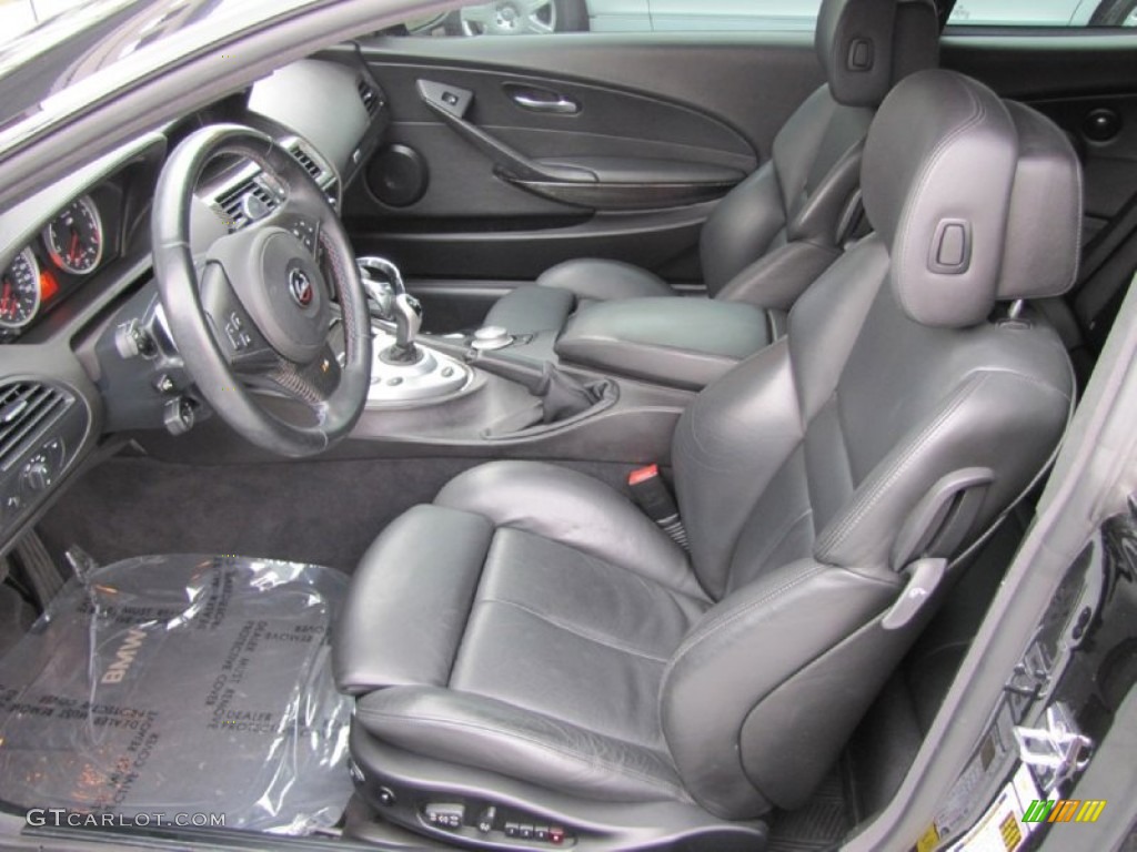 Black Interior 2008 BMW M6 AC Schnitzer Coupe Photo #57644497