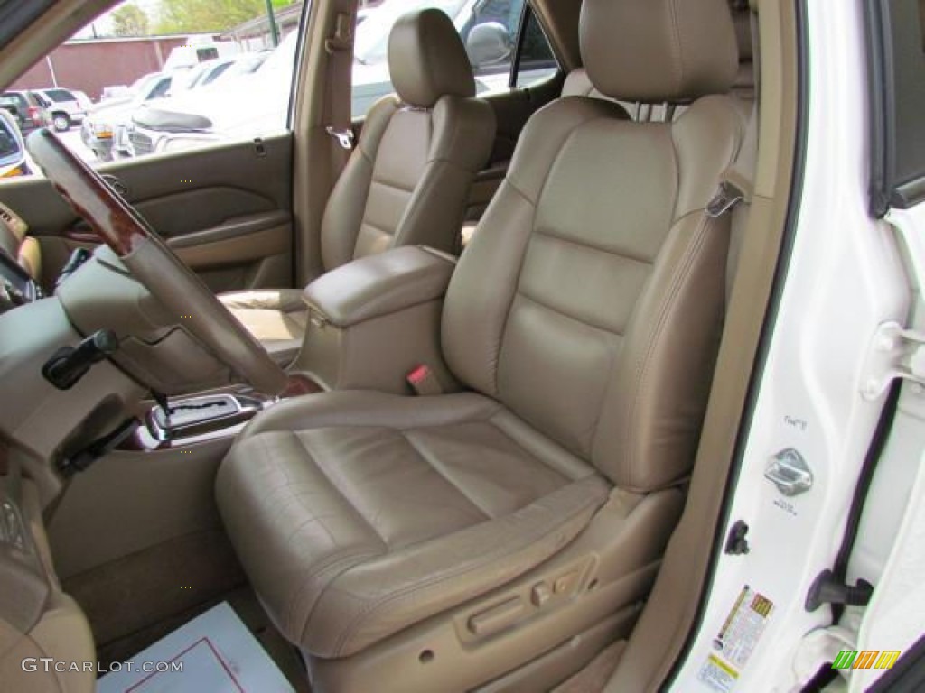 2004 MDX Touring - Aspen White Pearl / Saddle photo #21
