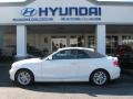 2008 Alpine White BMW 1 Series 128i Convertible  photo #1