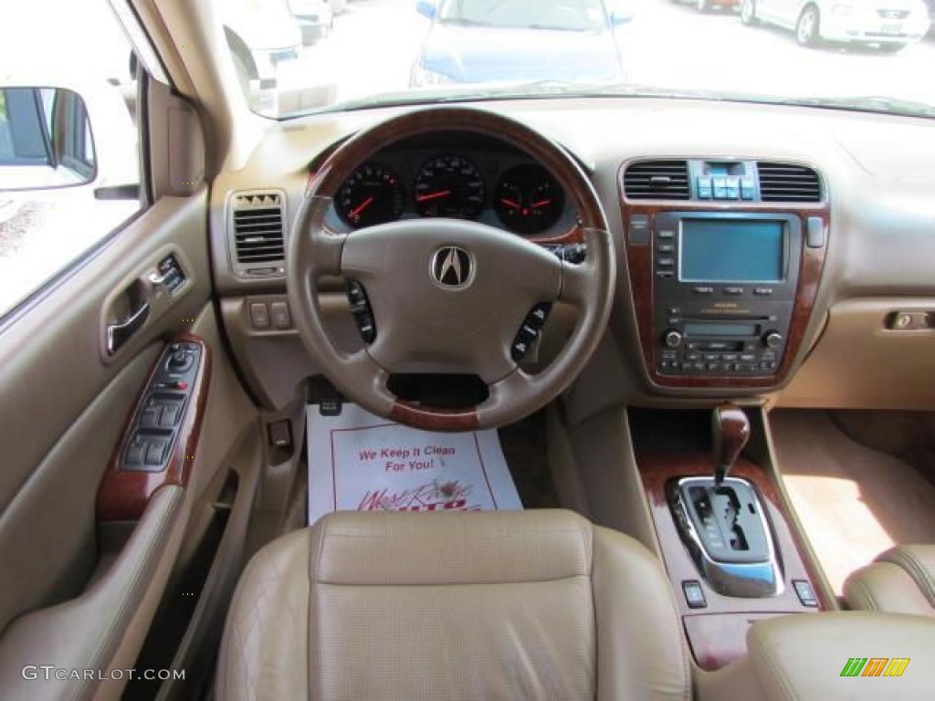 2004 MDX Touring - Aspen White Pearl / Saddle photo #22