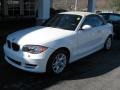 2008 Alpine White BMW 1 Series 128i Convertible  photo #2