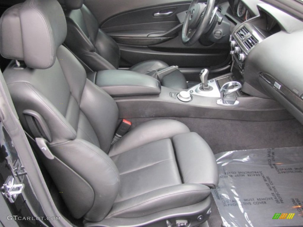 Black Interior 2008 BMW M6 AC Schnitzer Coupe Photo #57644543
