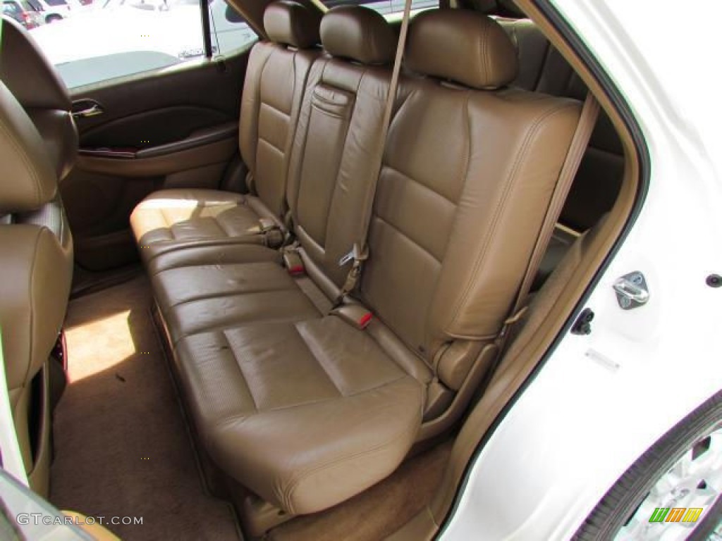 2004 MDX Touring - Aspen White Pearl / Saddle photo #25