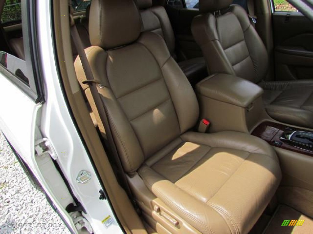 2004 MDX Touring - Aspen White Pearl / Saddle photo #30