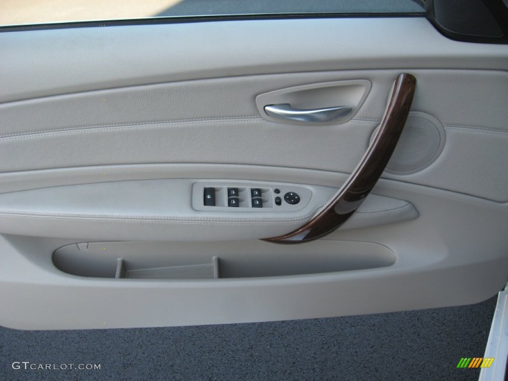 2008 1 Series 128i Convertible - Alpine White / Savanna Beige photo #17
