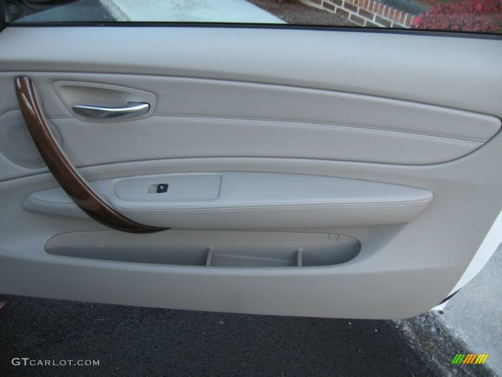 2008 1 Series 128i Convertible - Alpine White / Savanna Beige photo #22