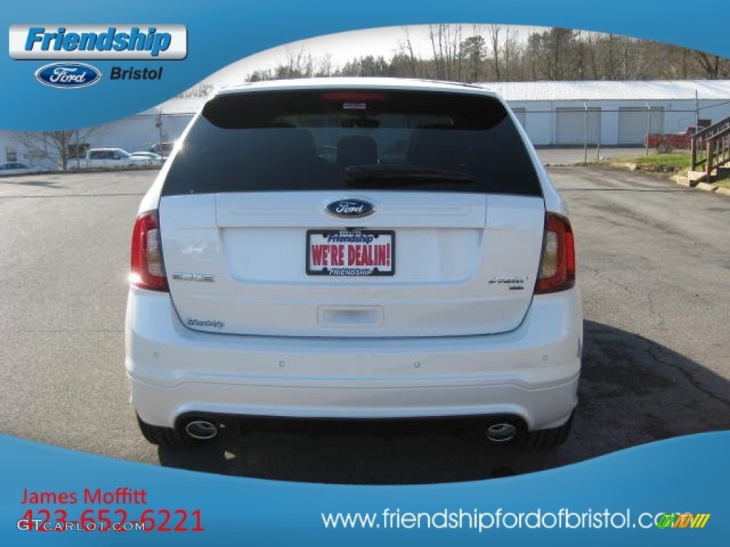 2012 Edge Sport AWD - White Platinum Metallic Tri-Coat / Charcoal Black/Silver Smoke Metallic photo #8