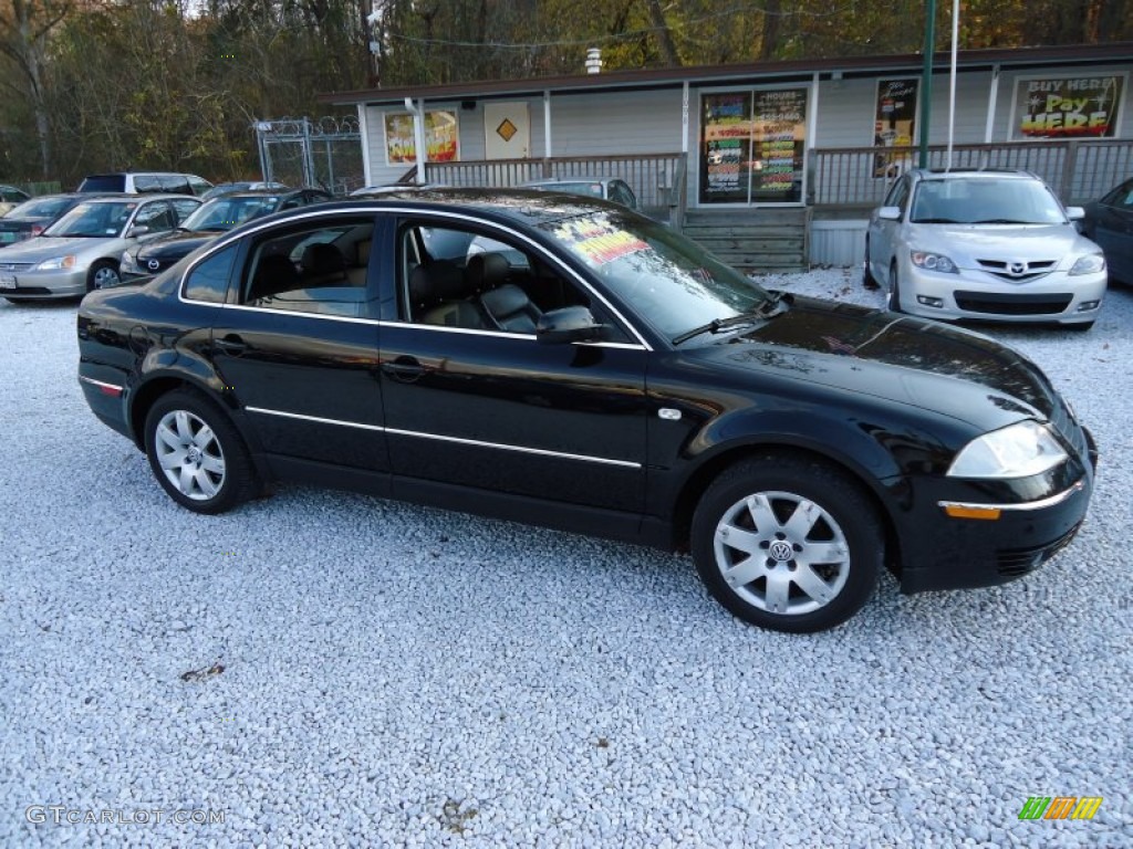 2002 Passat GLX 4Motion Sedan - Black / Black photo #1