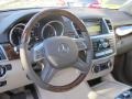 2012 Mercedes-Benz ML Almond Beige Interior Dashboard Photo