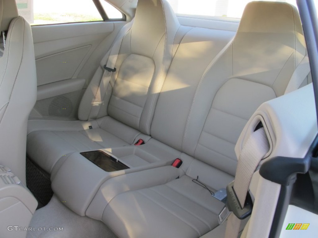 Almond/Mocha Interior 2012 Mercedes-Benz E 550 Coupe Photo #57646618