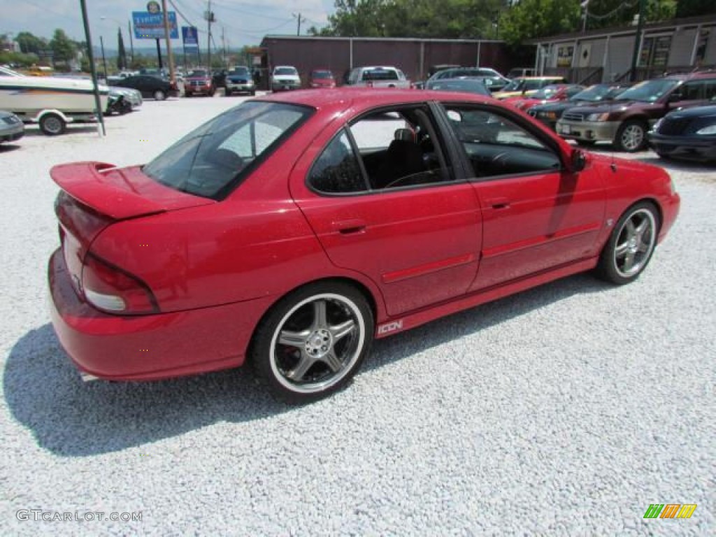 2002 Sentra SE-R Spec V - Aztec Red / Lava photo #4