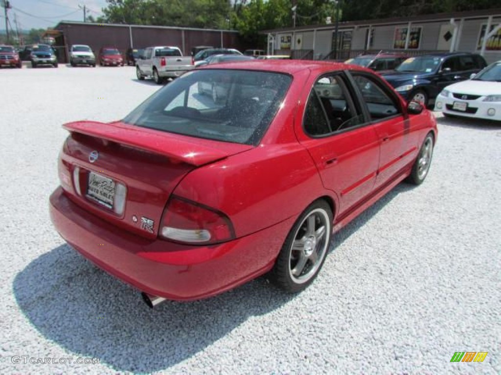 2002 Sentra SE-R Spec V - Aztec Red / Lava photo #5