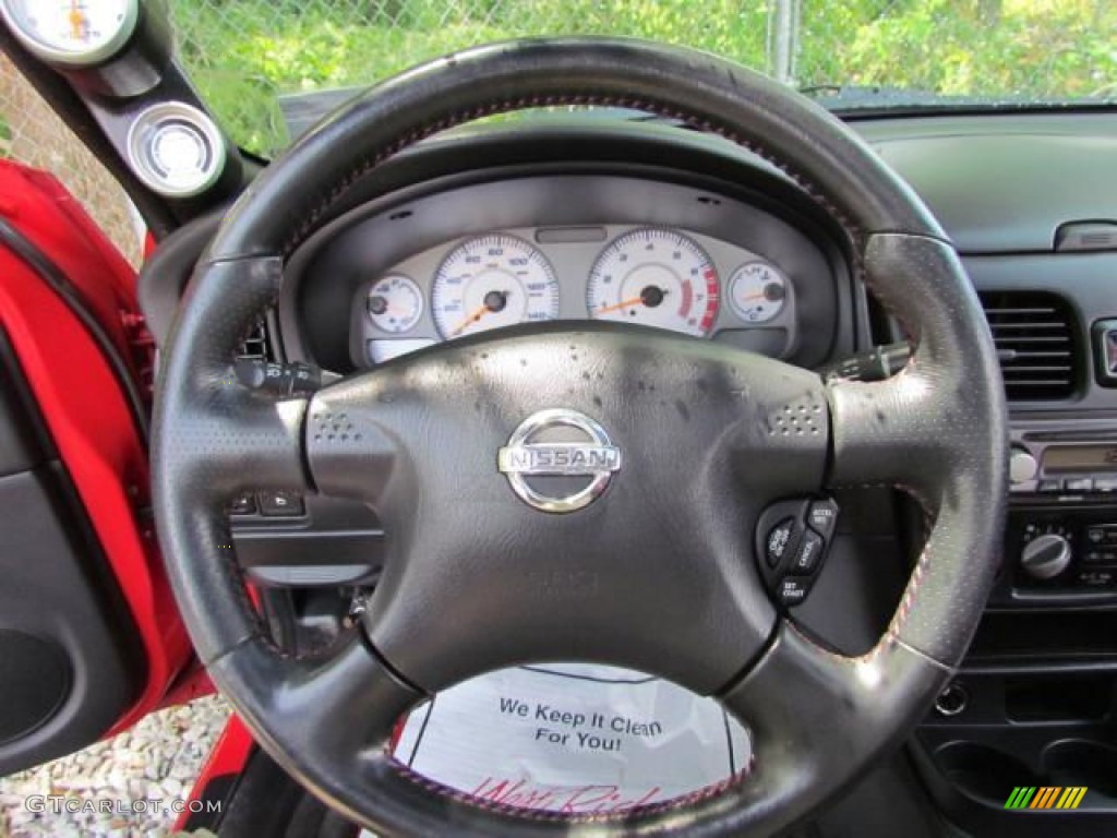 2002 Sentra SE-R Spec V - Aztec Red / Lava photo #16