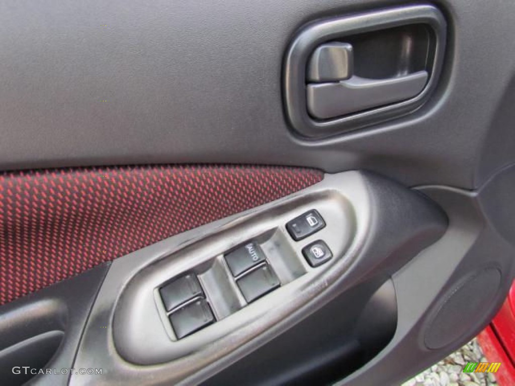 2002 Sentra SE-R Spec V - Aztec Red / Lava photo #19