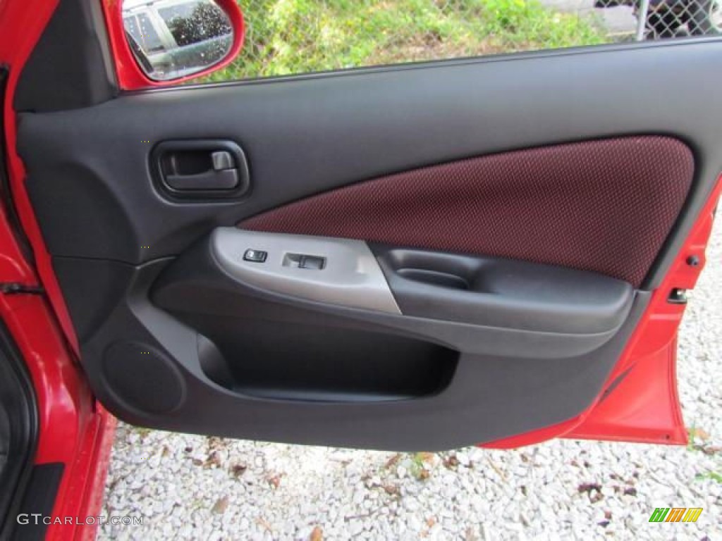 2002 Nissan Sentra SE-R Spec V Lava Door Panel Photo #57646915