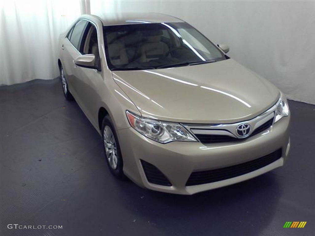 2012 Camry LE - Sandy Beach Metallic / Ivory photo #1