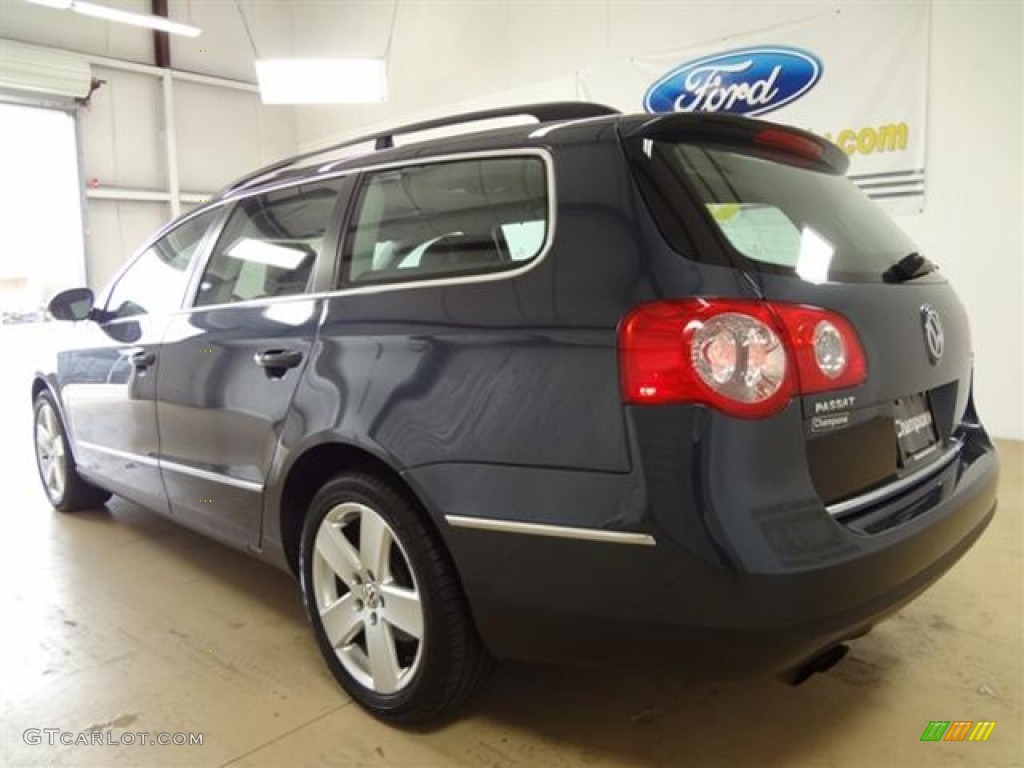 2008 Passat Komfort Wagon - Blue Graphite / Black photo #6