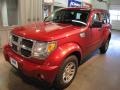 2011 Inferno Red Crystal Pearl Dodge Nitro Heat 4x4  photo #2