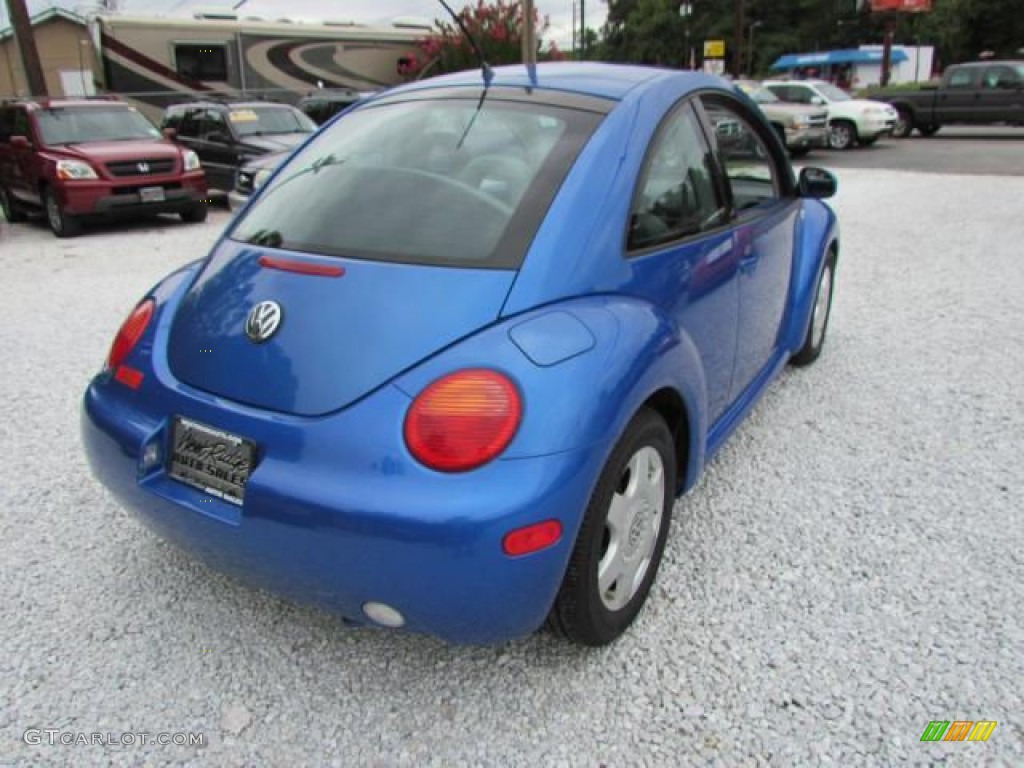 2001 New Beetle GLS 1.8T Coupe - Techno Blue Pearl / Light Grey photo #5
