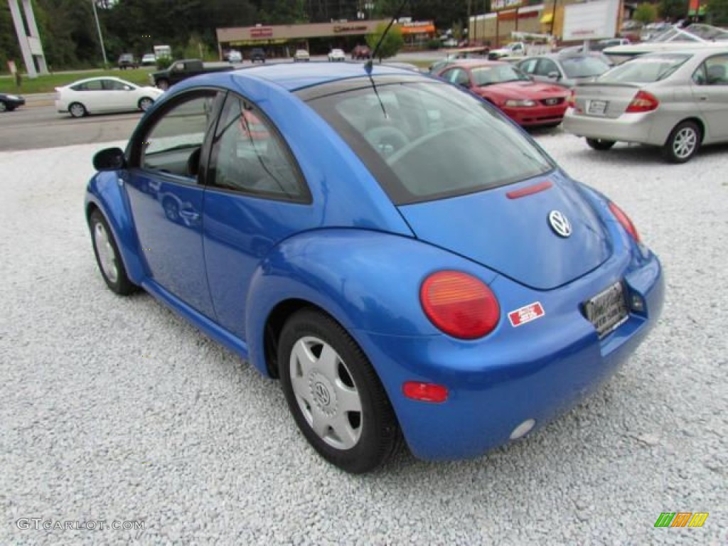 2001 New Beetle GLS 1.8T Coupe - Techno Blue Pearl / Light Grey photo #7