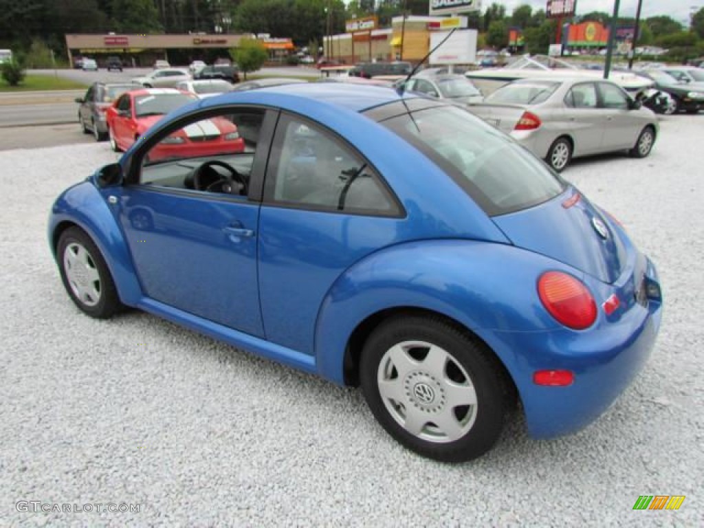 2001 New Beetle GLS 1.8T Coupe - Techno Blue Pearl / Light Grey photo #8