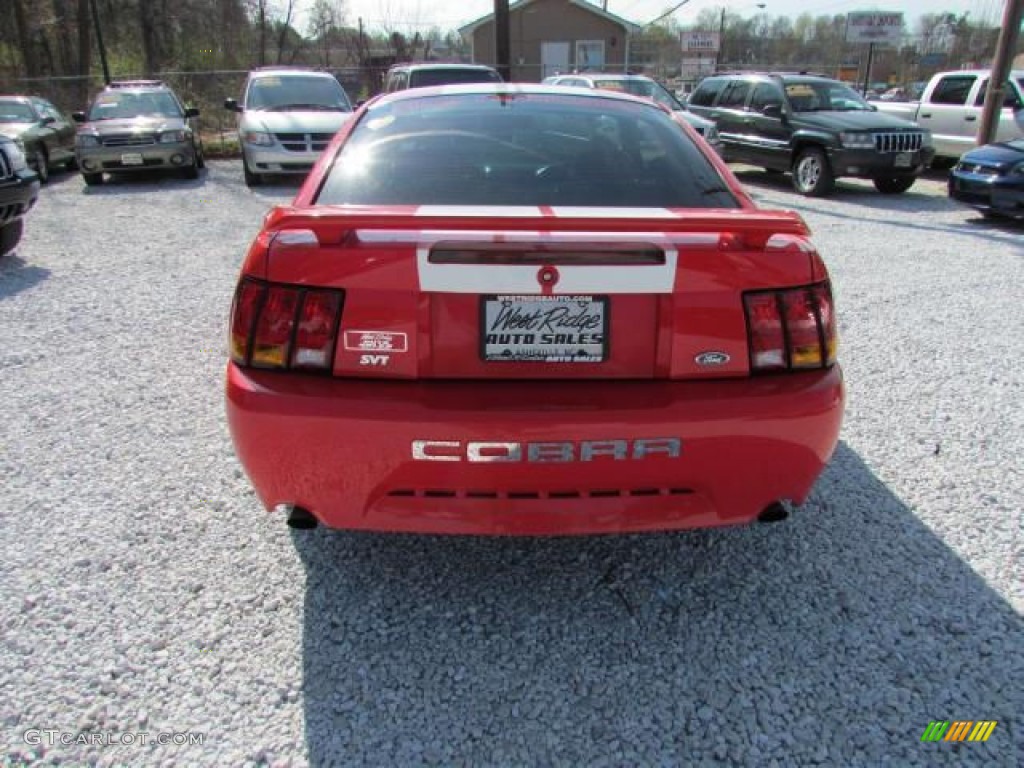 2001 Mustang Cobra Coupe - Performance Red / Dark Charcoal photo #6