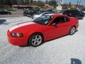 2001 Performance Red Ford Mustang Cobra Coupe  photo #10