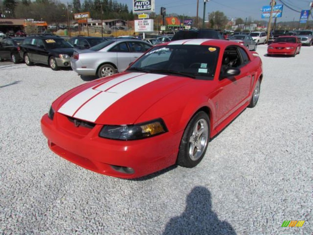 2001 Mustang Cobra Coupe - Performance Red / Dark Charcoal photo #11