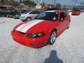 2001 Performance Red Ford Mustang Cobra Coupe  photo #11