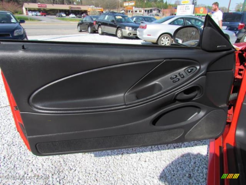 2001 Ford Mustang Cobra Coupe Dark Charcoal Door Panel Photo #57648517