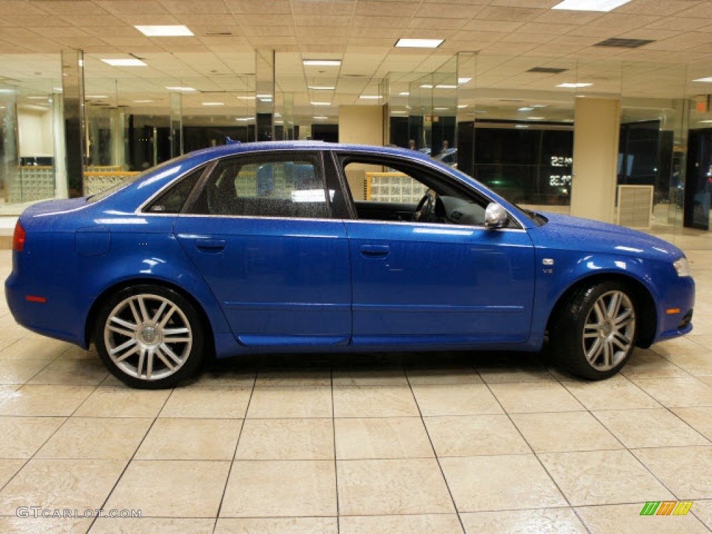 Sprint Blue Pearl Effect 2007 Audi S4 4.2 quattro Sedan Exterior Photo #57648676