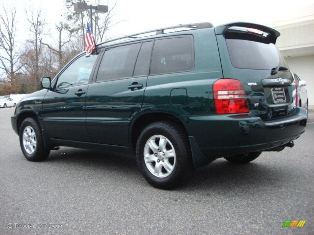 2003 Highlander Limited - Electric Green Mica / Ivory photo #6