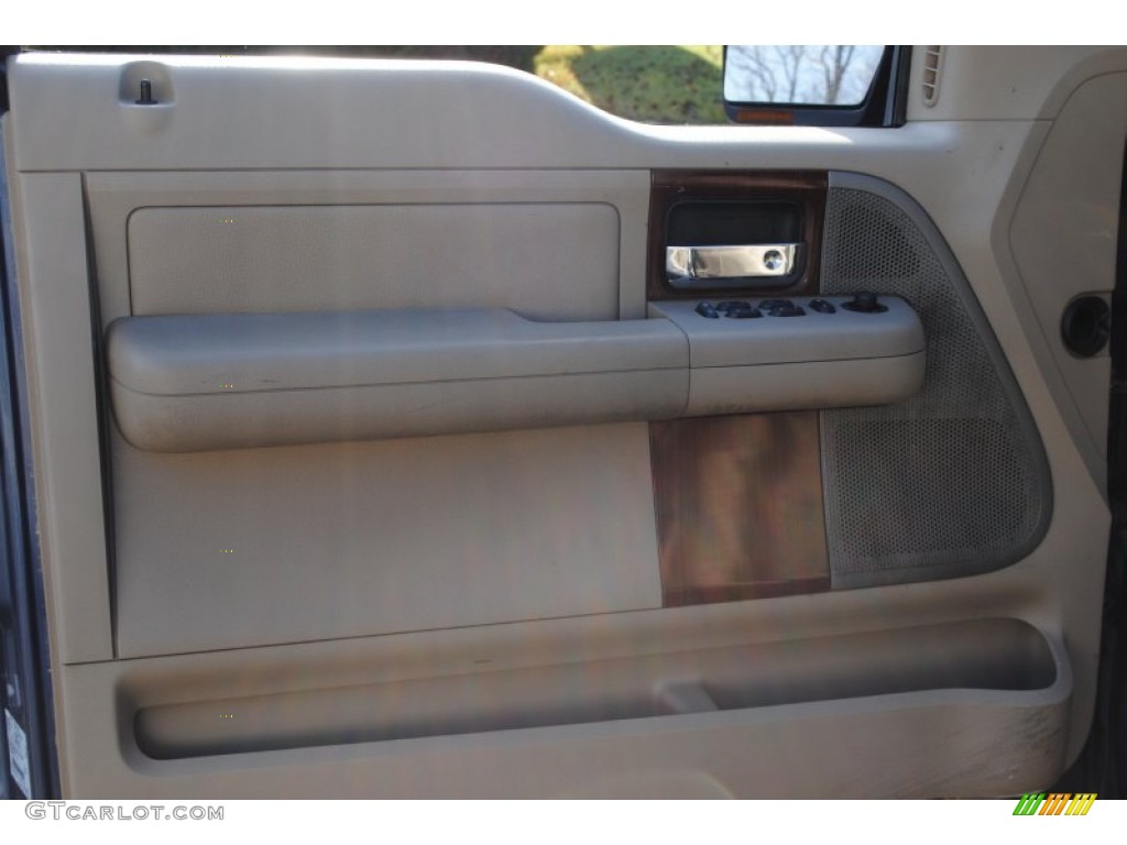 2005 F150 Lariat SuperCab 4x4 - True Blue Metallic / Black photo #10