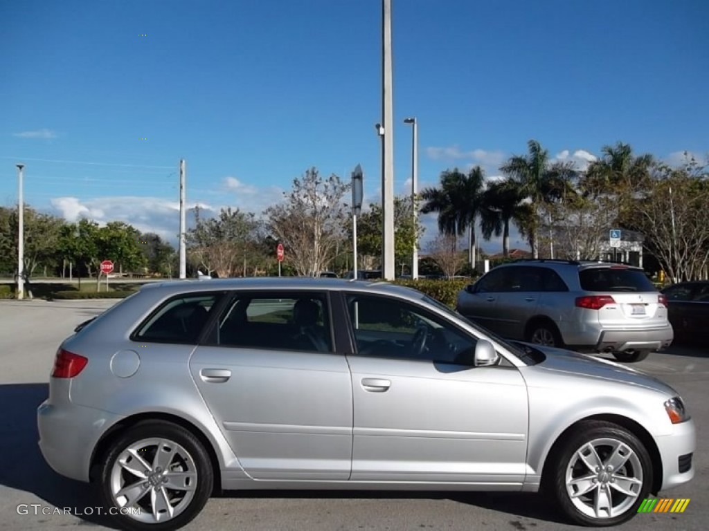 Ice Silver Metallic 2009 Audi A3 2.0T Exterior Photo #57651043