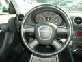 Black 2009 Audi A3 2.0T Steering Wheel