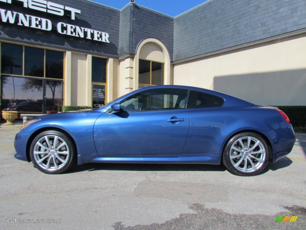 2008 G 37 S Sport Coupe - Athens Blue / Stone photo #1