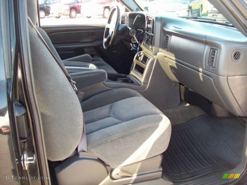 2005 Silverado 1500 Z71 Extended Cab 4x4 - Black / Dark Charcoal photo #7