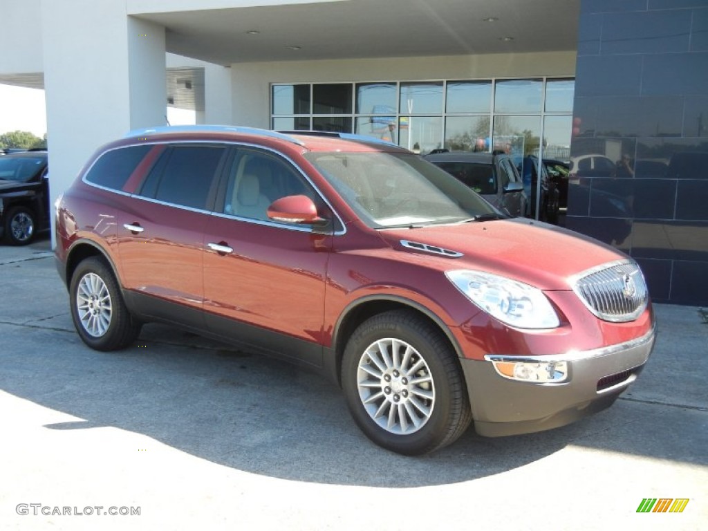 2011 Enclave CXL AWD - Red Jewel Tintcoat / Cashmere/Cocoa photo #1