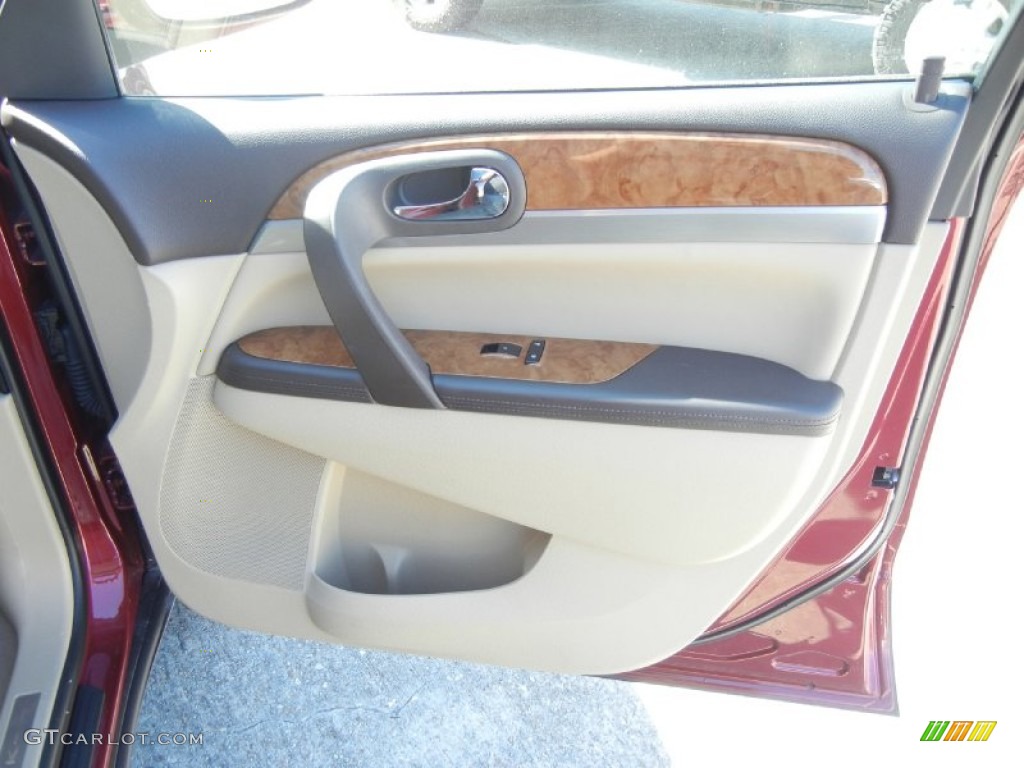 2011 Enclave CXL AWD - Red Jewel Tintcoat / Cashmere/Cocoa photo #7