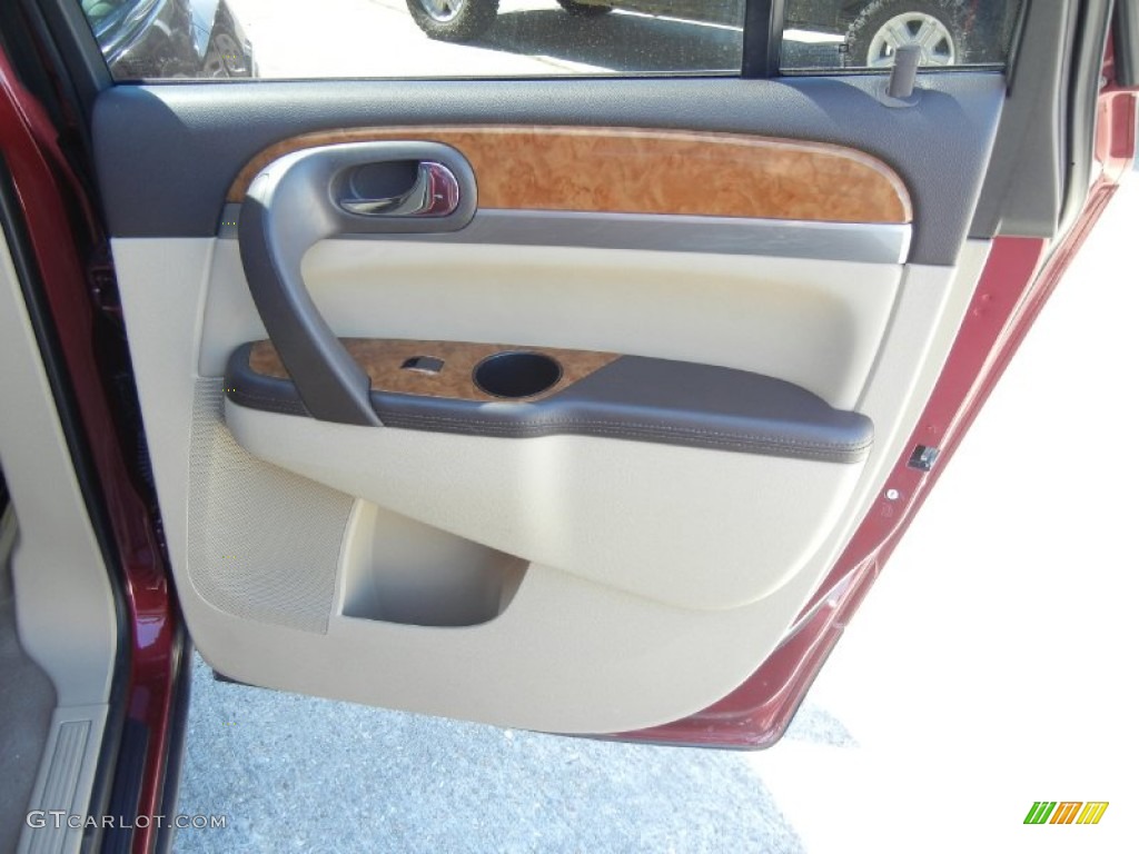 2011 Enclave CXL AWD - Red Jewel Tintcoat / Cashmere/Cocoa photo #11