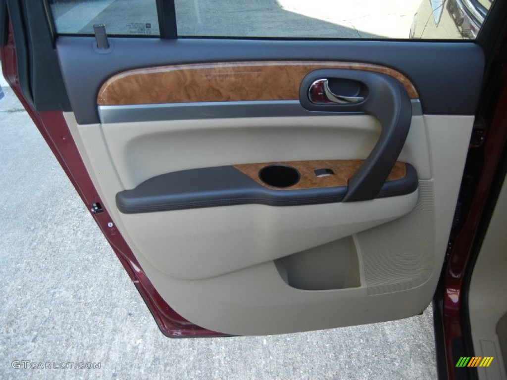 2011 Enclave CXL AWD - Red Jewel Tintcoat / Cashmere/Cocoa photo #14