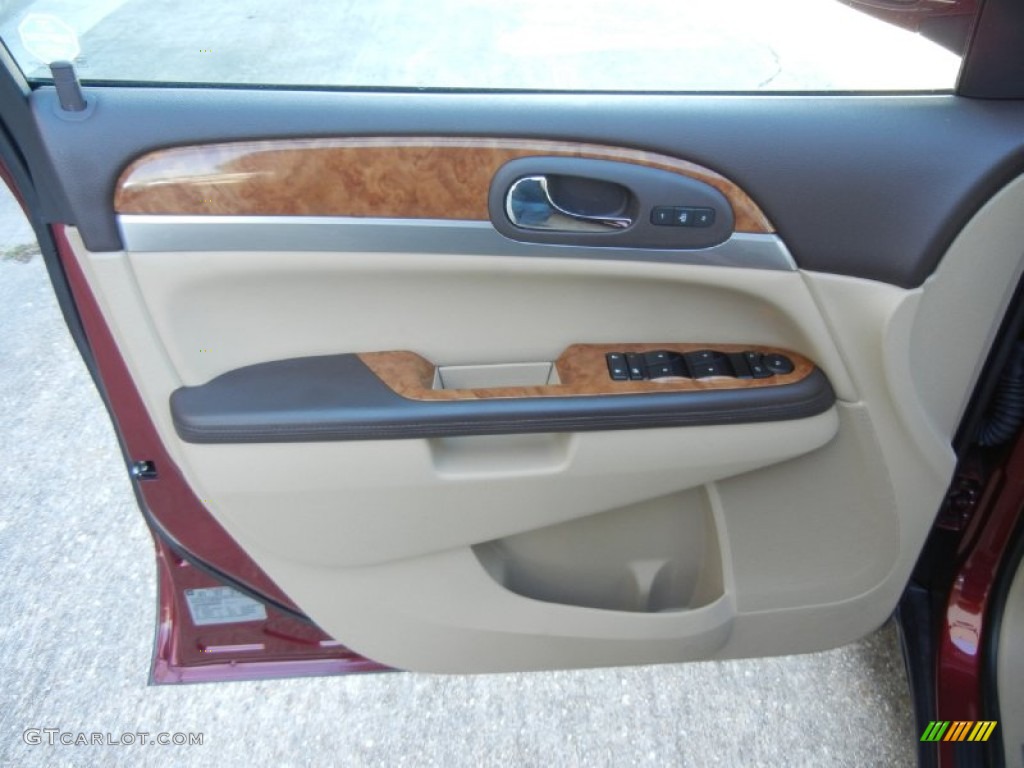 2011 Enclave CXL AWD - Red Jewel Tintcoat / Cashmere/Cocoa photo #16