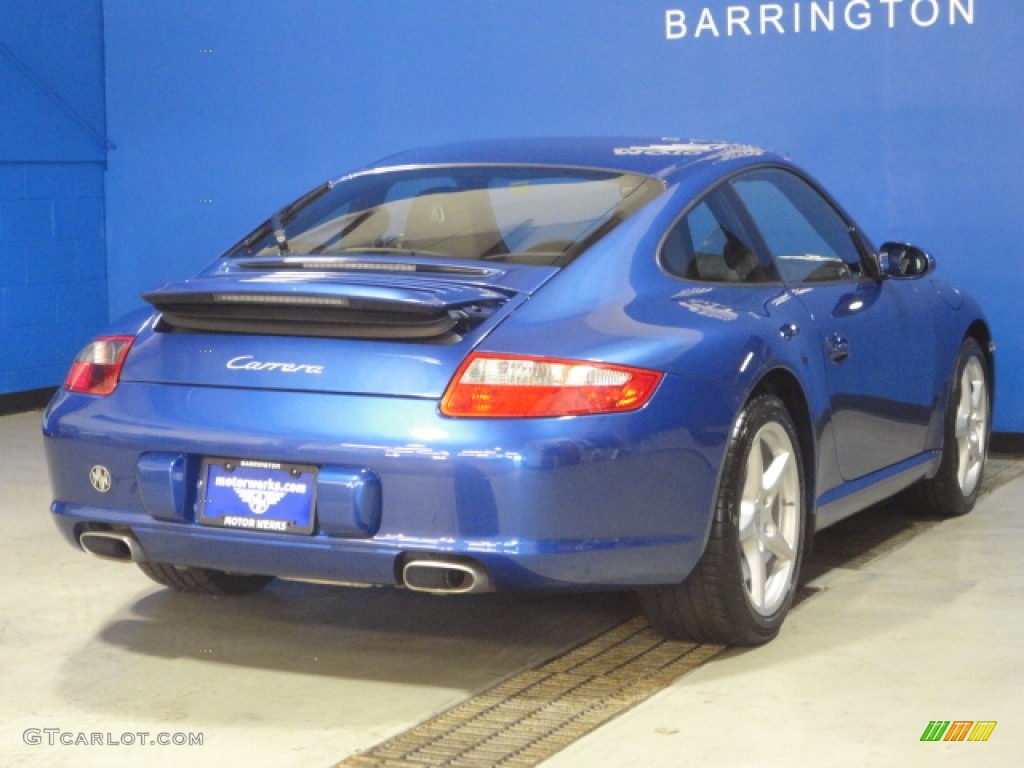 2008 911 Carrera Coupe - Cobalt Blue Metallic / Black photo #5