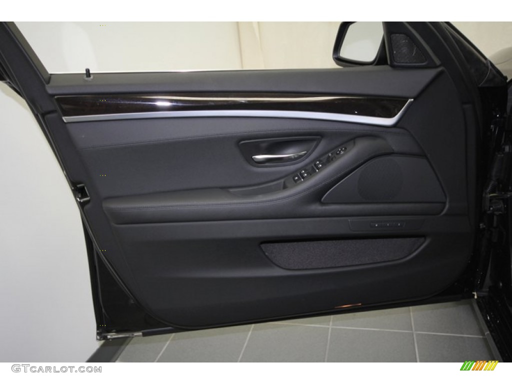 2012 5 Series 528i Sedan - Black Sapphire Metallic / Black photo #12