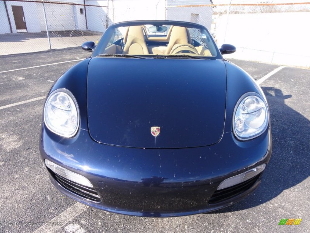 2008 Boxster  - Cobalt Blue Metallic / Sand Beige photo #3