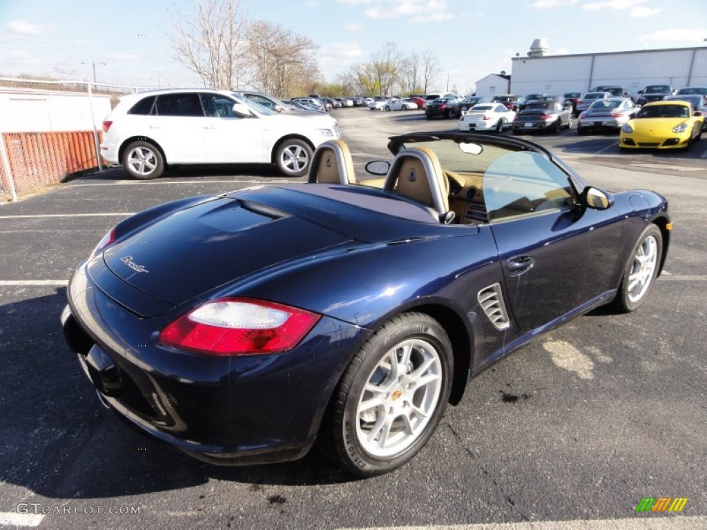 2008 Boxster  - Cobalt Blue Metallic / Sand Beige photo #8